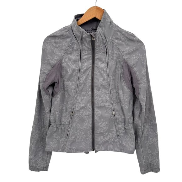 Lululemon Full Zip Lightweight Travel to Track Jacket Womens 4 XS Purple Gray - Picture 1 of 13